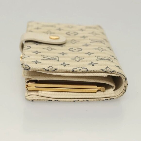 LOUIS VUITTON Mini Lin Croisette Porte Monnaie Viennois M95659 LV Auth 135437 - Picture 10 of 15